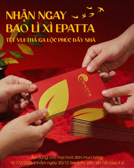 TẶNG COMBO 6 BAO LÌ XÌ EPATTA