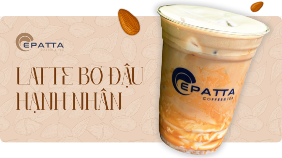 MÓN MỚI - LATTE BƠ ĐẬU HẠNH NHÂN MÓN MỚI - LATTE BƠ ĐẬU HẠNH NHÂN